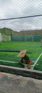 Lapangan mini soccer di Banyuwangi, Jawa Timur, Indonesia