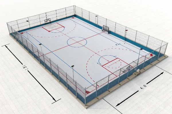 Ukuran Standar Lapangan Futsal Indoor & Outdoor Sesuai FIFA